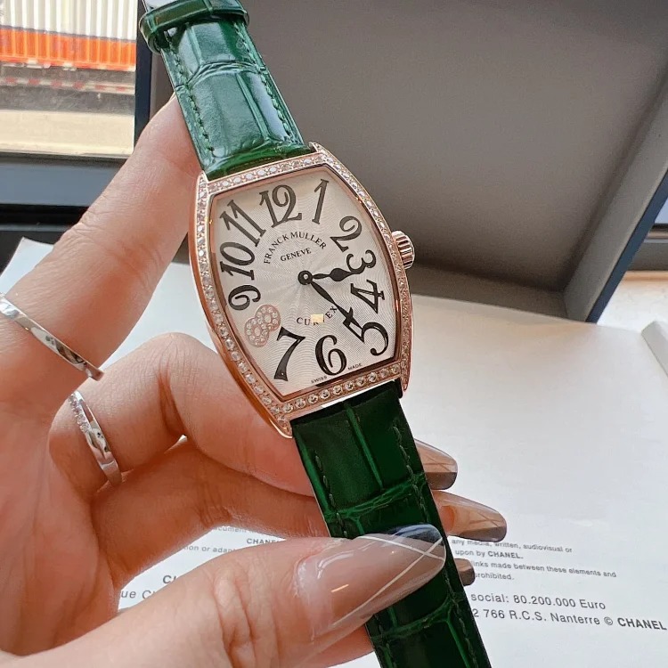 Franck Muller FM Franck Muller barrel-shaped women's quartz women's watch women's watch 316 stainless steel imported quartz movement