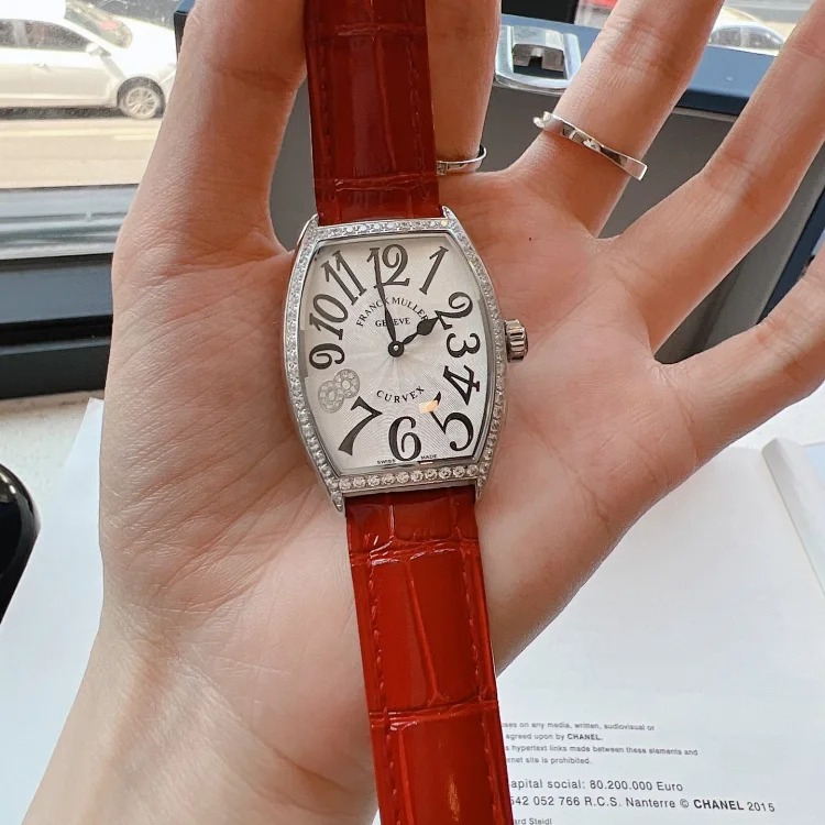 Franck Muller FM Franck Muller barrel-shaped women's quartz women's watch women's watch 316 stainless steel imported quartz movement