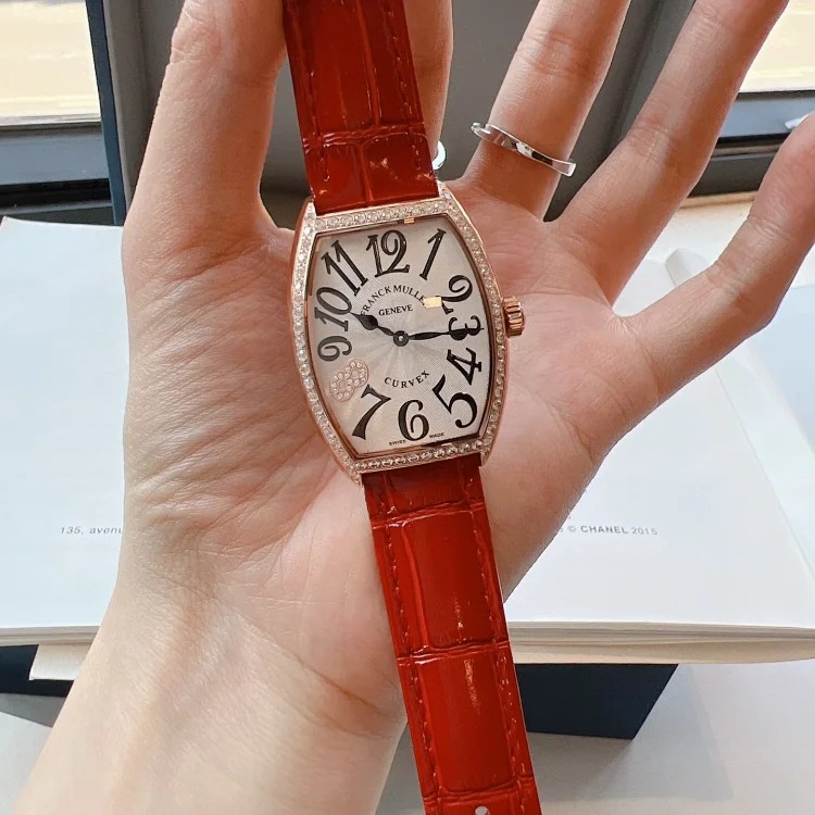 Franck Muller FM Franck Muller barrel-shaped women's quartz women's watch women's watch 316 stainless steel imported quartz movement
