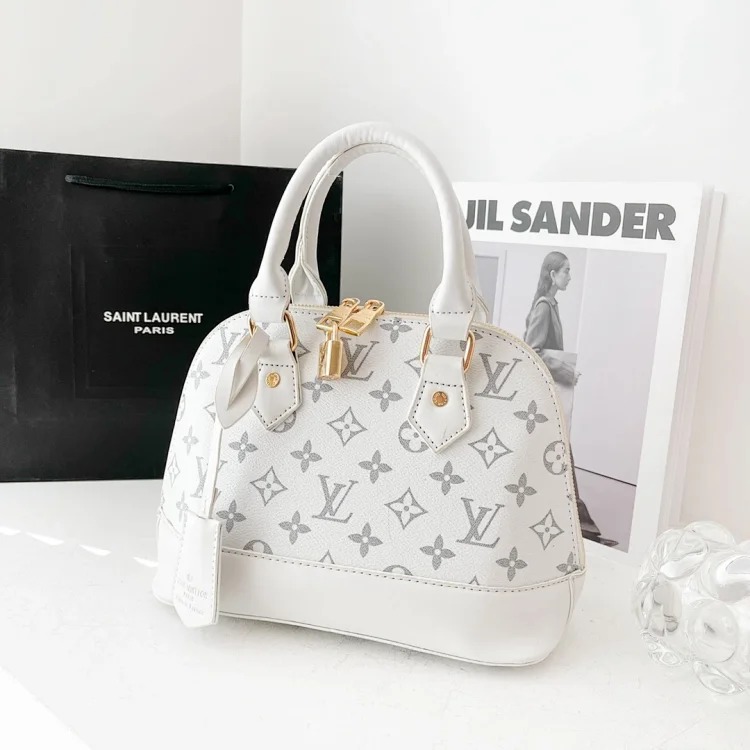 High-end retro luxury fashion portable shell bag shoulder bag (the plastic film image 3