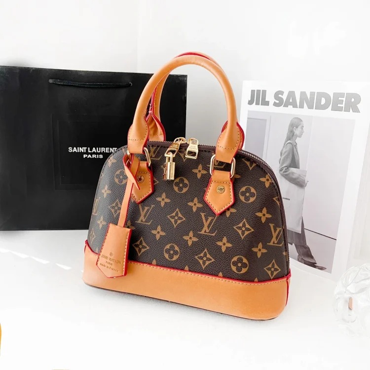 High-end retro luxury fashion portable shell bag shoulder bag (the plastic film image 5