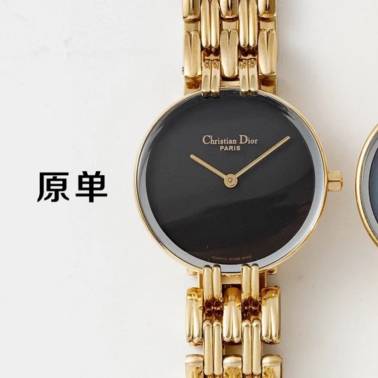 Original order Dior fashionable women's watch, equipped with Swiss quartz movement, 316 stainless steel case and strap, comes with