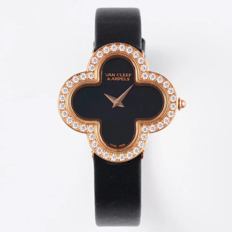 Albemarle Vcn four-leaf clover women's watch fashionable diamond watch Swiss imported quartz movement 30mm goddess must-have