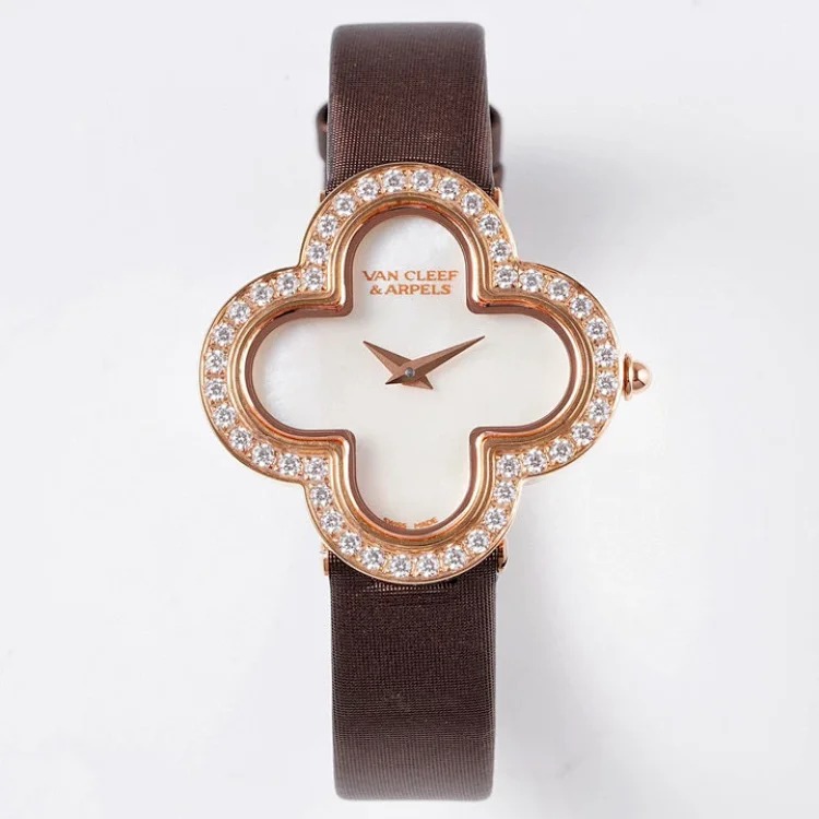 Albemarle Vcn four-leaf clover women's watch fashionable diamond watch Swiss imported quartz movement 30mm goddess must-have