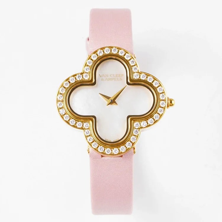 Albemarle Vcn four-leaf clover women's watch fashionable diamond watch Swiss imported quartz movement 30mm goddess must-have