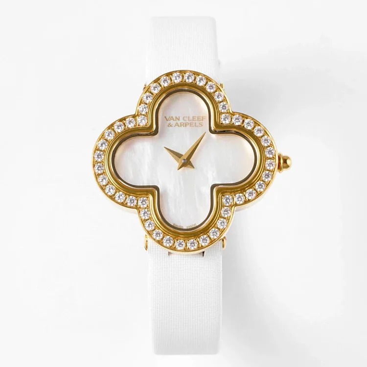 Albemarle Vcn four-leaf clover women's watch fashionable diamond watch Swiss imported quartz movement 30mm goddess must-have