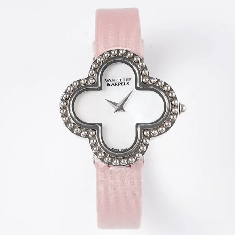 Albemarle Vcn four-leaf clover women's watch fashionable diamond watch Swiss imported quartz movement 30mm goddess must-have
