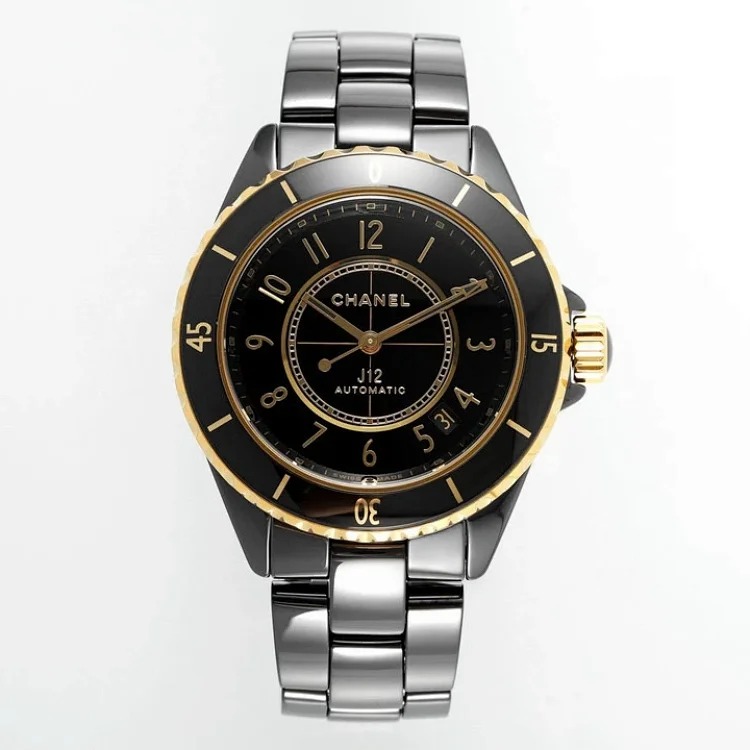 Jordan J12’s latest black ceramic yellow 18K gold bezel is finally on the market [Celebrate[Celebrate[Celebrate 38mm watch