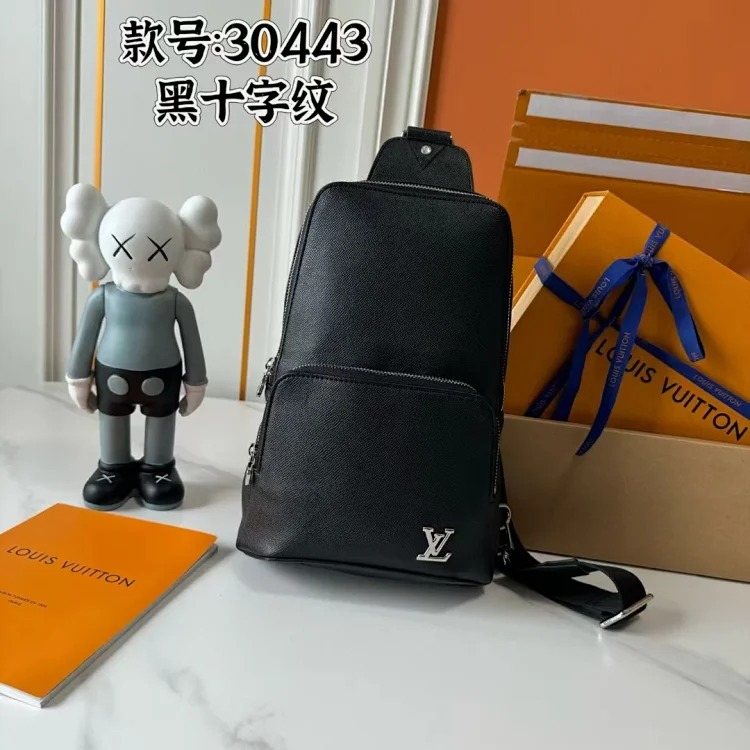 DX4-3 checkerboard chest bag shoulder bag