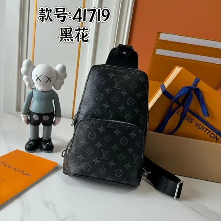 DX4-3 checkerboard chest bag shoulder bag