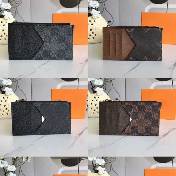 2025 new casual style multi-functional multi-card slot card holder coin purse for men and women foreign trade supply 64038