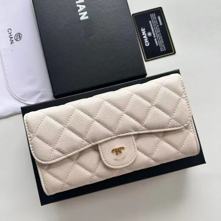Cross-border light luxury versatile small fragrance wallet women's zipper card holder large capacity wallet multi-card slot rhombus long wallet