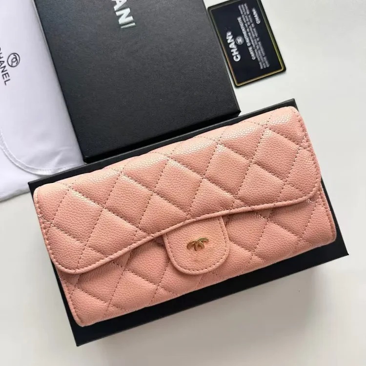 Cross-border light luxury versatile small fragrance wallet women's zipper card holder large capacity wallet multi-card slot rhombus long wallet