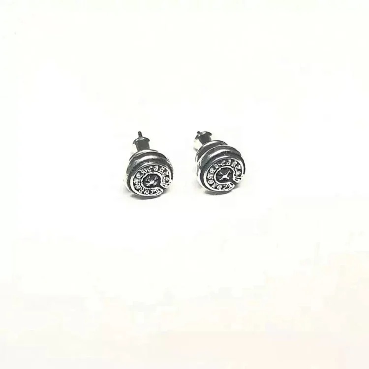 Chrome Hearts High of Chaoxuan Croix Heart Cross Earrings, new men's and women's retro fashion personalized earrings, Handu jewelry