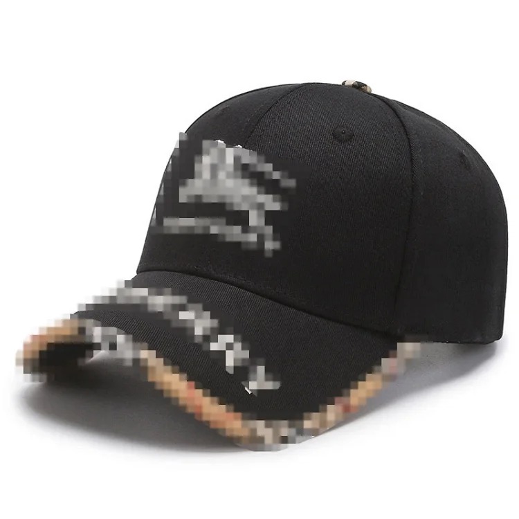 RF. Men's Baseball Hat 2024 New Men's Wheat Embroidered Baseball Cap Women's Trendy Sun Shade Hat Sun Protection Fashionable Peaked Cap