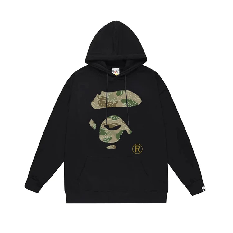 Fashionable hooded sweatshirt with simple pattern(pic11) Fashionable hooded sweatshirt with simple pattern