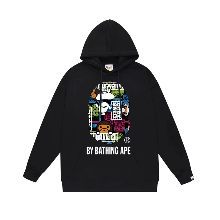 Fashionable hooded sweatshirt with simple pattern(pic17) Fashionable hooded sweatshirt with simple pattern