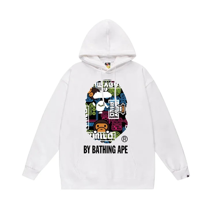 Fashionable hooded sweatshirt with simple pattern(pic18) Fashionable hooded sweatshirt with simple pattern