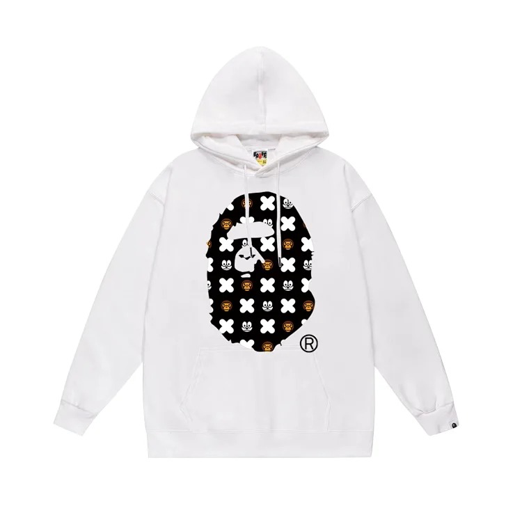 Fashionable hooded sweatshirt with simple pattern(pic21) Fashionable hooded sweatshirt with simple pattern