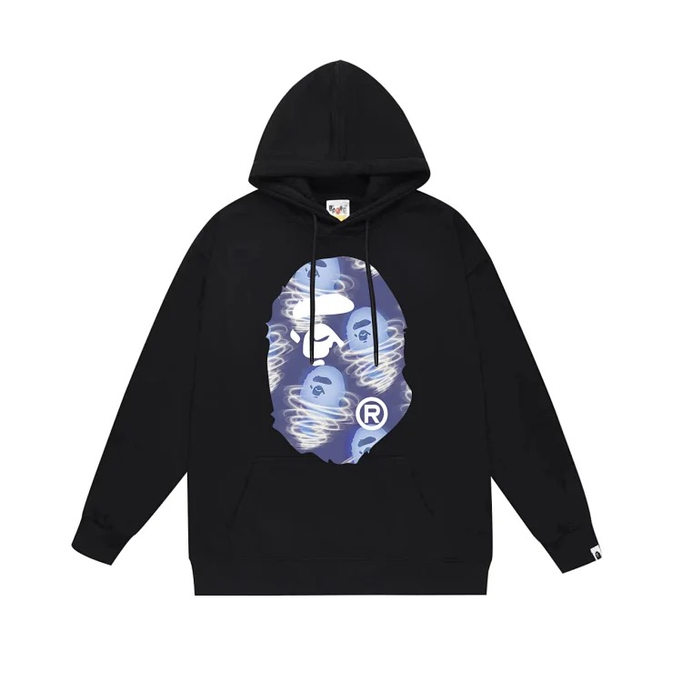 Fashionable hooded sweatshirt with simple pattern(pic5) Fashionable hooded sweatshirt with simple pattern