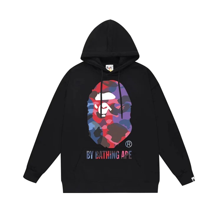 Fashionable hooded sweatshirt with simple pattern(pic8) Fashionable hooded sweatshirt with simple pattern