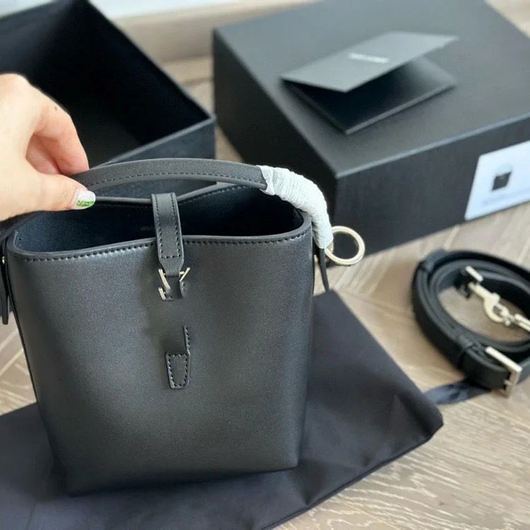 2025 spring and summer Yang Shulin mini bucket bag shoulder portable vegetable basket pendant ins Xiaohongshu same bucket type