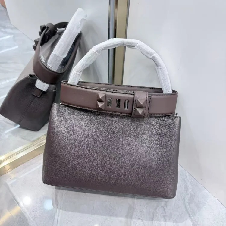 Cross-border popular medor bag first-layer cowhide with switf leather belt decorative handbag light luxury shoulder crossbody bag