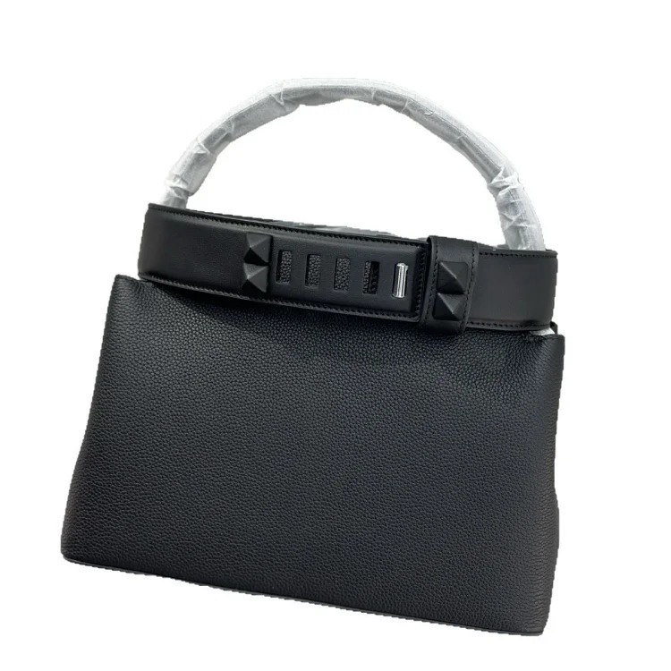 Cross-border popular medor bag first-layer cowhide with switf leather belt decorative handbag light luxury shoulder crossbody bag