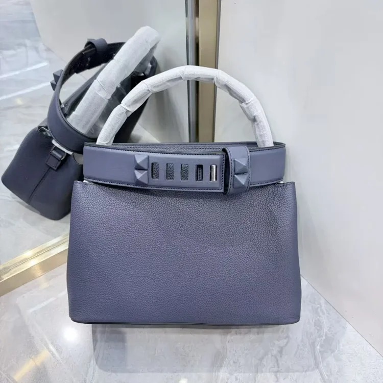 Cross-border popular medor bag first-layer cowhide with switf leather belt decorative handbag light luxury shoulder crossbody bag