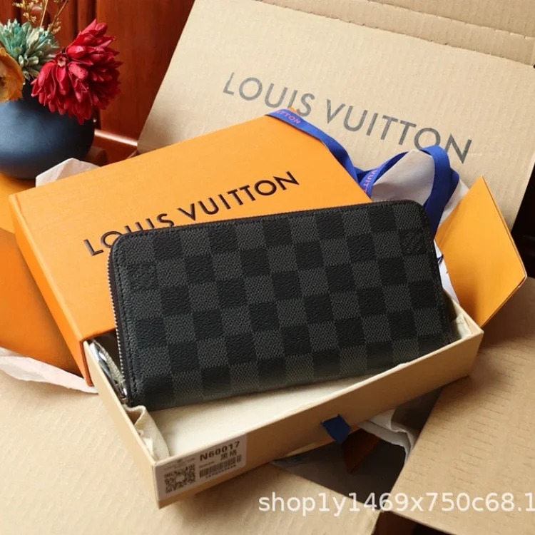 Wallet wallet men's bag women's bag clutch bag clutch bag leather wallet hand bag leather wallet bag image 6
