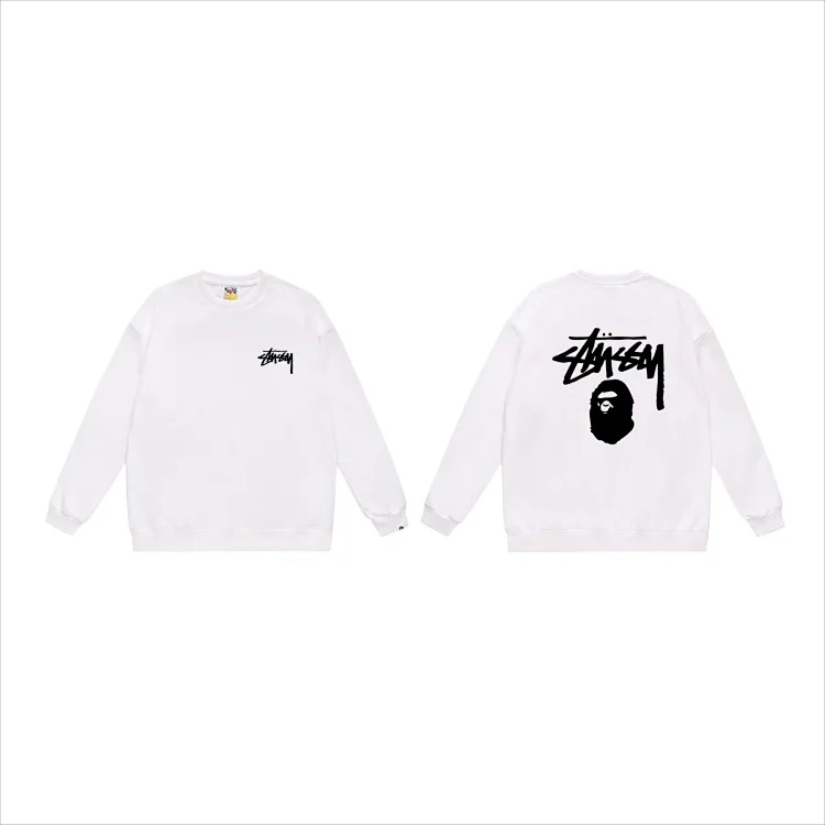 DX24-7 round neck versatile couple sweatshirt image 3