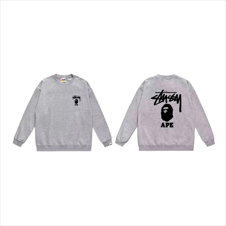 DX24-7 round neck versatile couple sweatshirt image 5