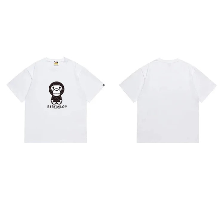 Cross-border trendy brand new popular classic short-sleeved camouflage cartoon printed T-shirts for men and women half-sleeved short-sleeved T-shirts wholesale image 5