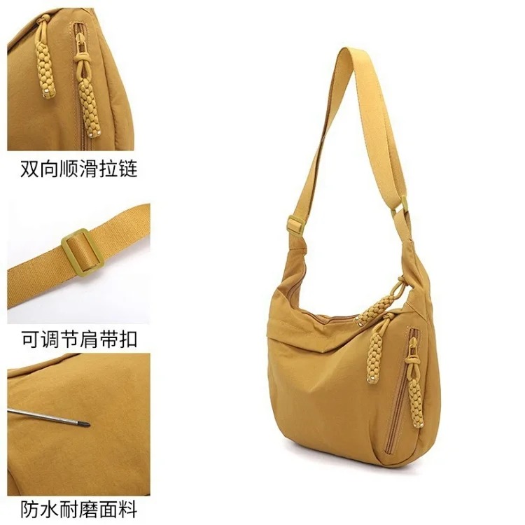 Crossbody dumpling bag women's new lightweight casual fashion crossbody best-selling women's bag Korean niche commuter shoulder bag