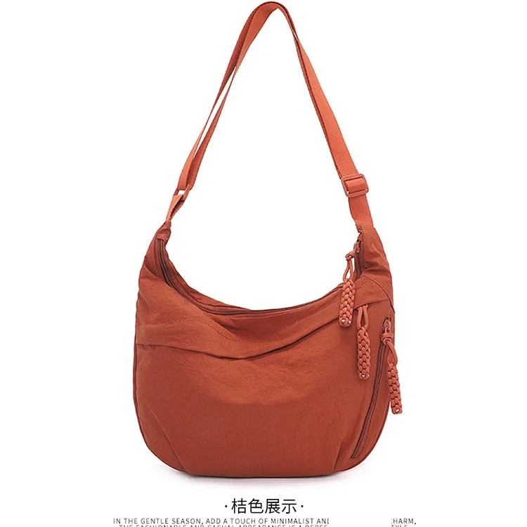 Crossbody dumpling bag women's new lightweight casual fashion crossbody best-selling women's bag Korean niche commuter shoulder bag