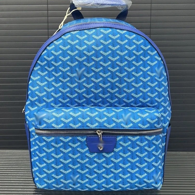 Louis Vuitton Gaodeya Dog Tooth Backpack Presbyopic Cisalpin Large Capacity Laptop Bag Retro Douyin Print New Style image 4
