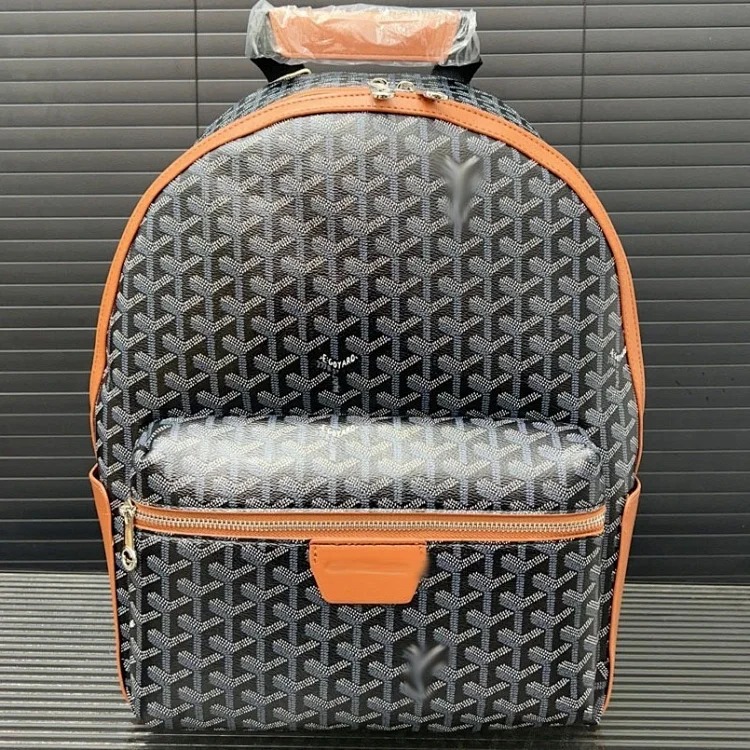 Louis Vuitton Gaodeya Dog Tooth Backpack Presbyopic Cisalpin Large Capacity Laptop Bag Retro Douyin Print New Style image 5
