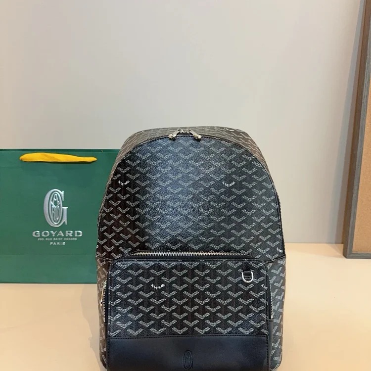 Louis Vuitton Gaodeya Dog Tooth Backpack Presbyopic Cisalpin Large Capacity Laptop Bag Retro Douyin Print New Style image 6