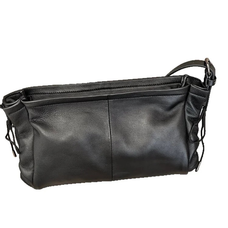Majimala's new sheepskin envelope bag, niche fashion women's bag, four-corner stitched bag, large-capacity one-shoulder cross-body bag
