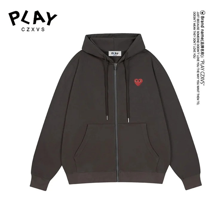 Loose hooded sweatshirt