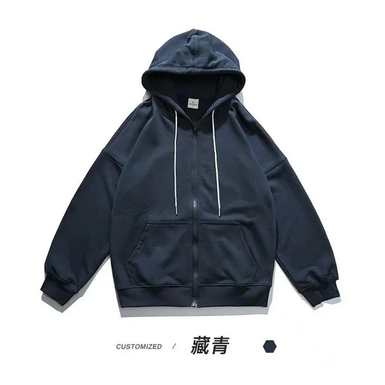 Loose hooded sweatshirt