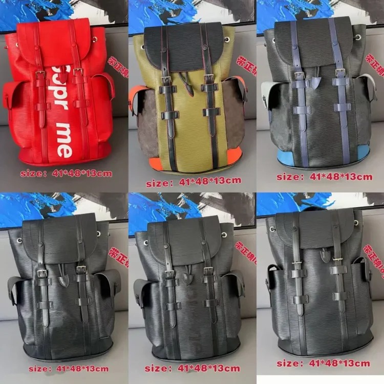 Louis Vuitton New men's backpack large capacity backpack student school bag classic presbyopic airport bag travel bag computer backpack