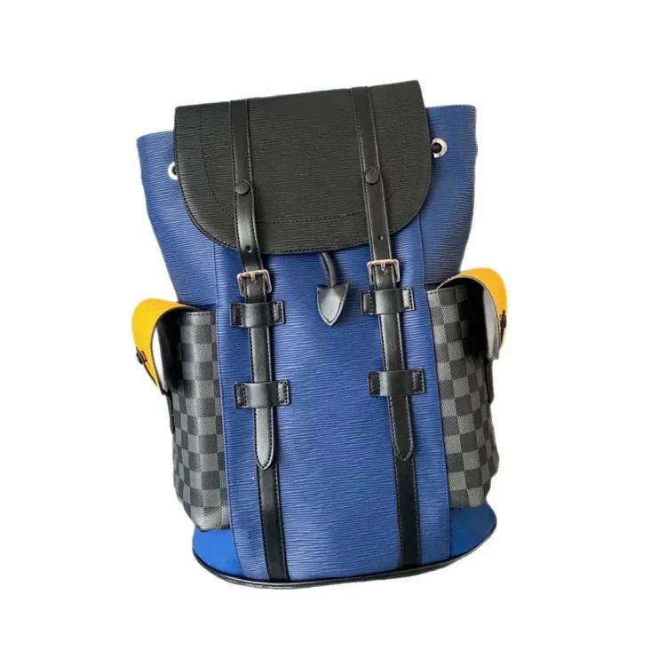 Louis Vuitton New men's backpack large capacity backpack student school bag classic presbyopic airport bag travel bag computer backpack