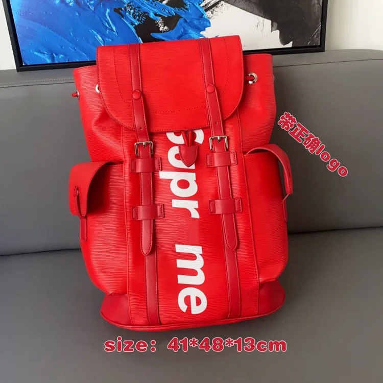 Louis Vuitton New men's backpack large capacity backpack student school bag classic presbyopic airport bag travel bag computer backpack