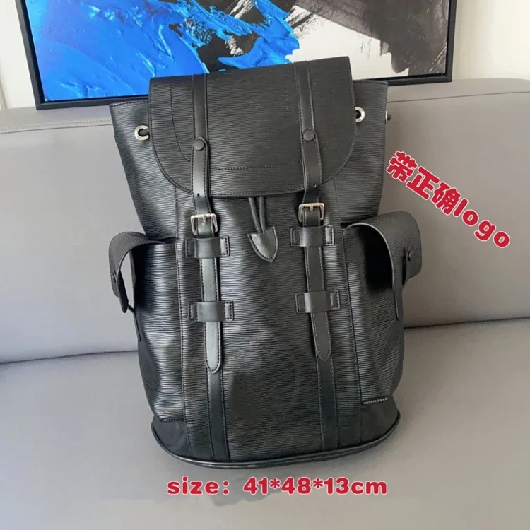 Louis Vuitton New men's backpack large capacity backpack student school bag classic presbyopic airport bag travel bag computer backpack