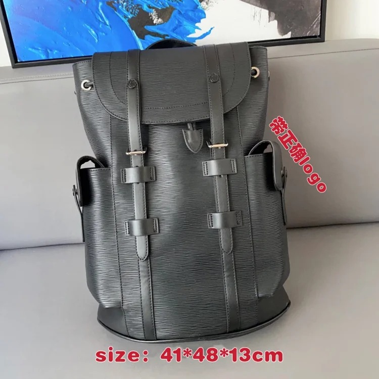 Louis Vuitton New men's backpack large capacity backpack student school bag classic presbyopic airport bag travel bag computer backpack