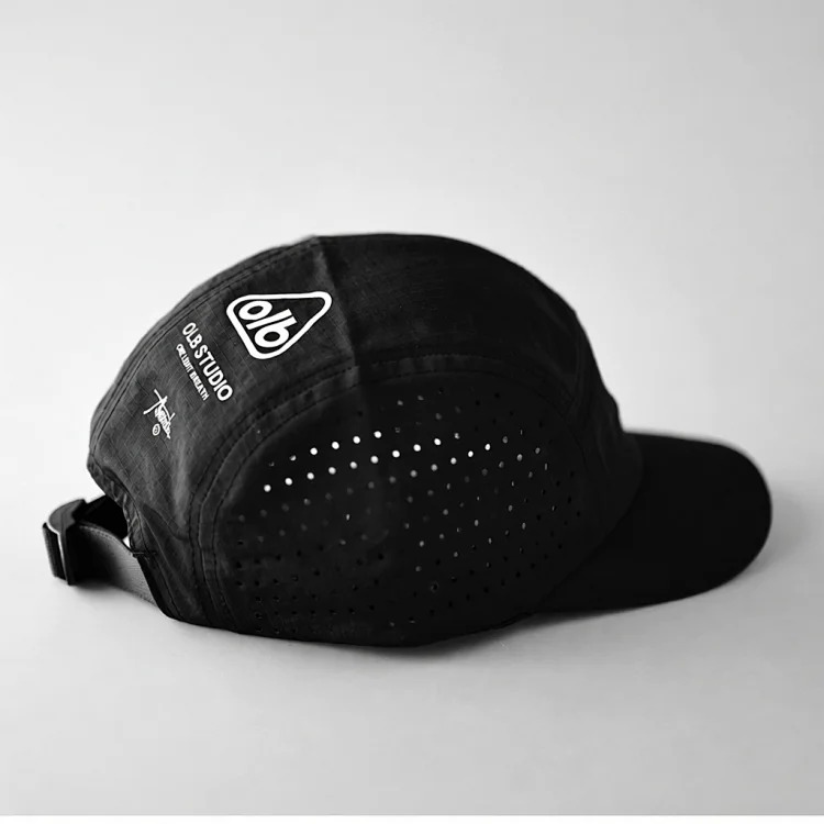 Five-piece short brim mesh quick-drying baseball cap for men and women outdoor sports breathable sunshade duck cap