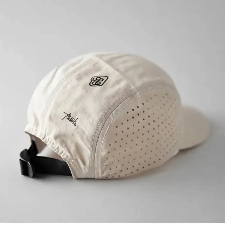 Five-piece short brim mesh quick-drying baseball cap for men and women outdoor sports breathable sunshade duck cap