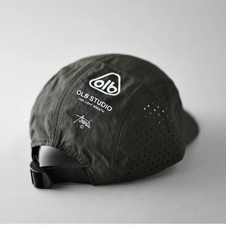 Five-piece short brim mesh quick-drying baseball cap for men and women outdoor sports breathable sunshade duck cap
