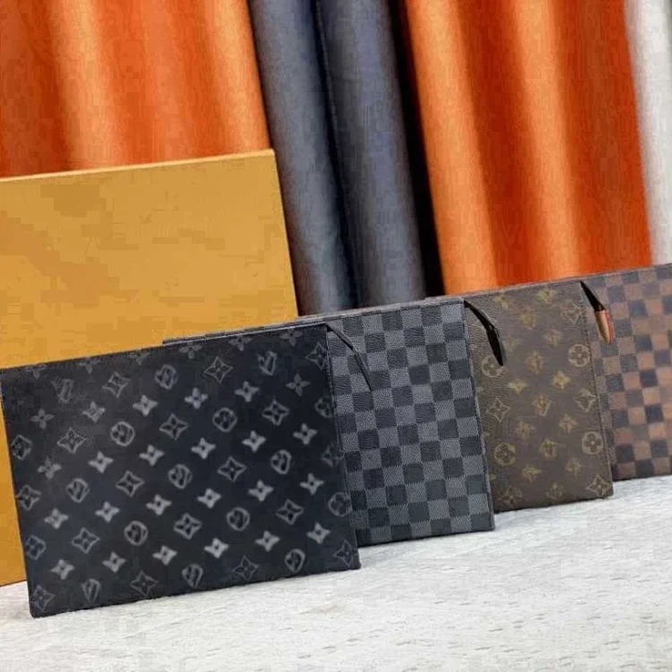 Foreign trade supply toiletry bag men's classic clutch bag simple fashion men's bag printed bag N47542#